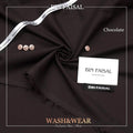 BIN FAISAL 100% Pure Super Luxury Regent Wash & Wear Chocolate Colour