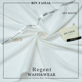 BIN FAISAL 100% Pure Super Luxury Regent Wash & Wear Off-White Colour
